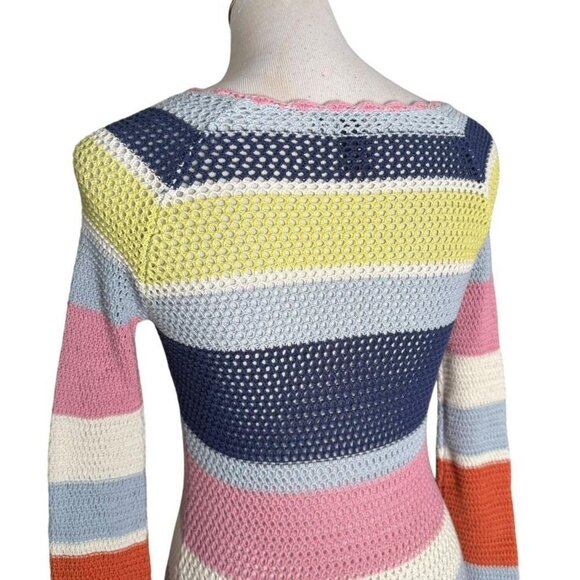 Through Crochet Short Dress - Picture 2 of 9